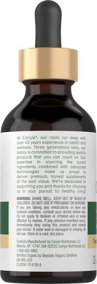 Thumbnail for Carlyle Organic Oil of Oregano Liquid Drops | 2 fl oz | Vegan Herbal Supplement | Non-GMO, Gluten Free
