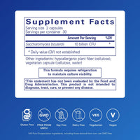 Thumbnail for Pure Encapsulations Saccharomyces Boulardii | Natural Probiotic to Balance Intestinal Flora | 60 Capsules