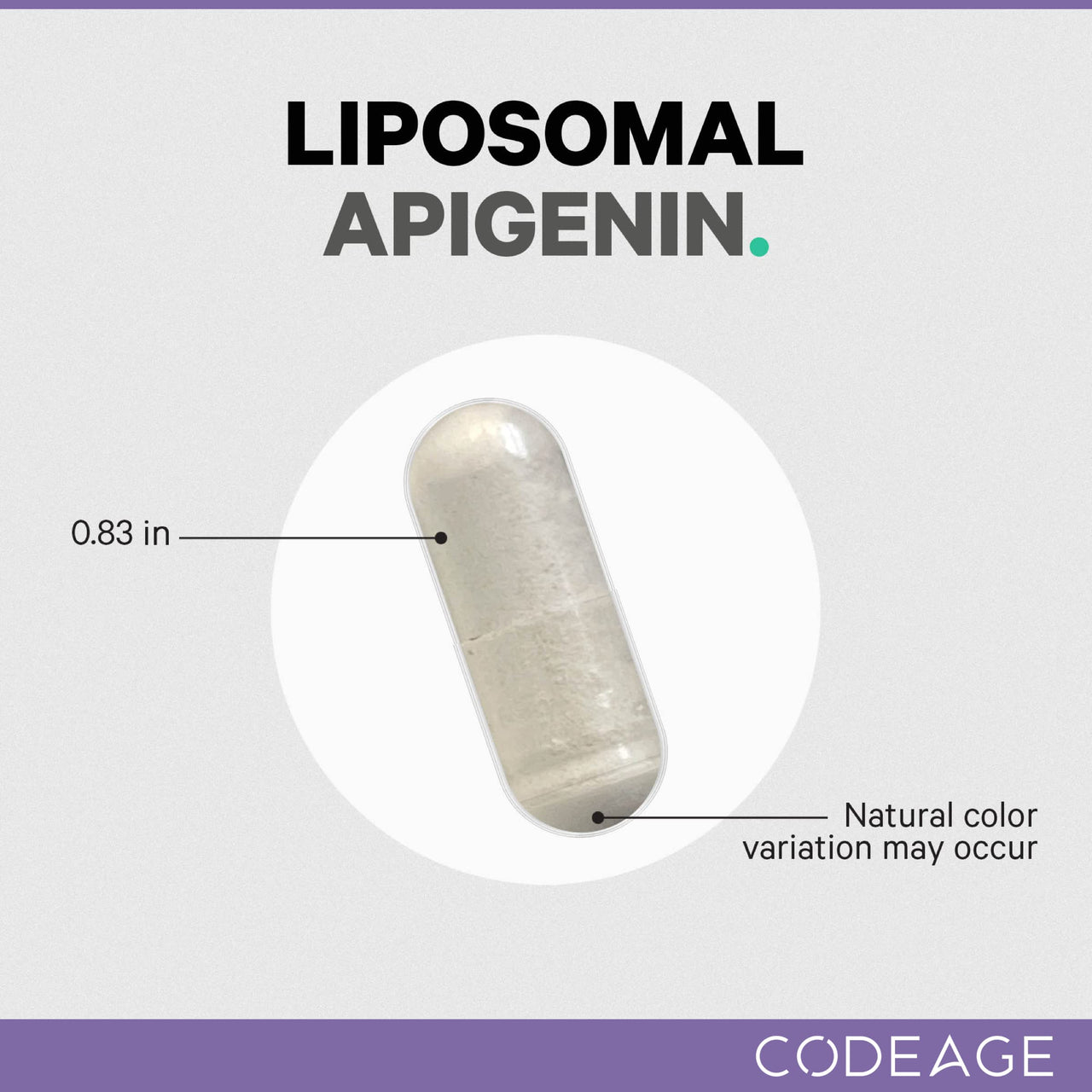 Codeage Liposomal Apigenin Supplement, 3-Month Supply, Daily Flavonoid Chamomile Extract, Liposomal Phospholipid Complex, Non-GMO Sunflower Oil, Phosphatidylcholine Vegan Blend, Gluten-Free - 2 Pack