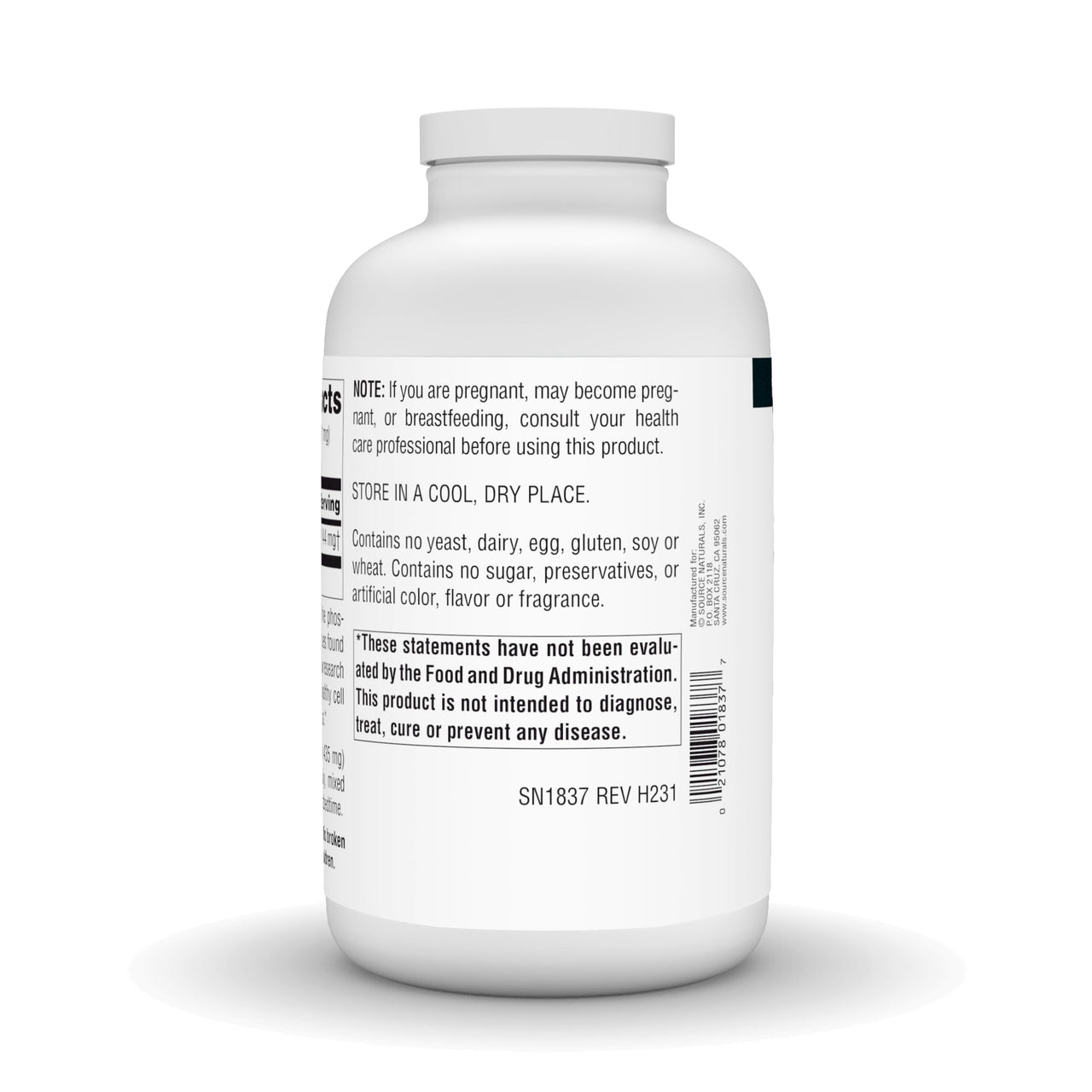 Source Naturals Pure Inositol, Dietary Supplement - 16 oz Powder