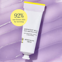 Thumbnail for Beekman 1802 Midnight Milk Better Aging Sleep Face Mask - Fragrance Free - 2.13 fl oz - Overnight Cream - With Bakuchiol & Melatonin - Good for Sensitive Skin - Cruelty Free - Packaging May Vary