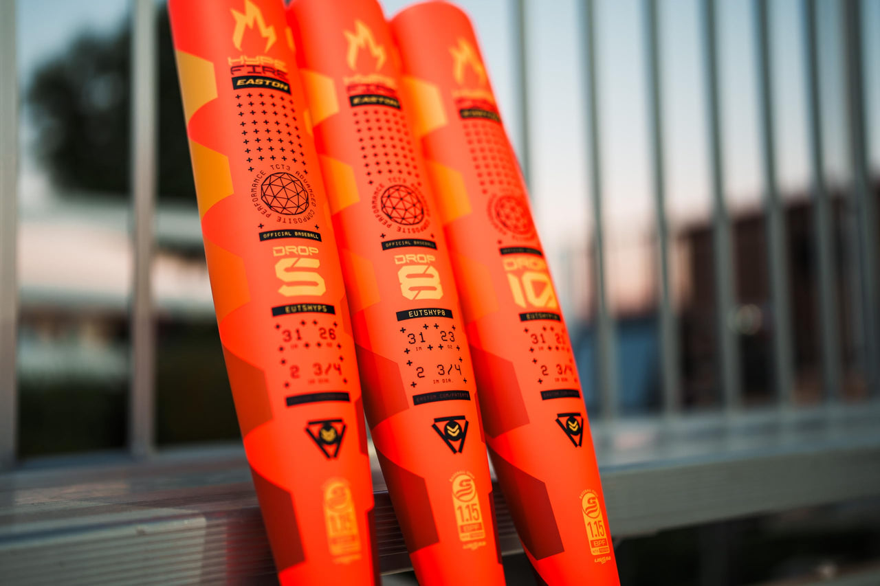 Easton | 2025 | Hype FIRE Baseball Bat | USSSA | -10 Drop | 2 3/4' Barrel | 29 inch