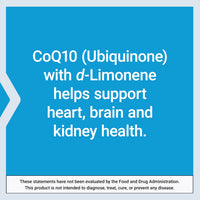 Thumbnail for Life Extension Super-Absorbable CoQ10 (Ubiquinone) with d-Limonene, Heart Health Supplement, relieves General Fatigue, oxidative Stress Defense, 50 mg, Non-GMO, Gluten-Free, 60 softgels