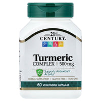 Thumbnail for 21st Century Turmeric Complex Vegetarian Capsules, 60 Count