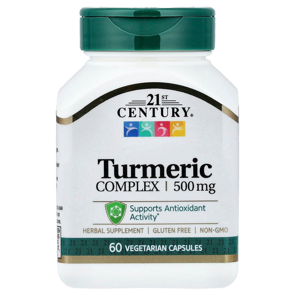 21st Century Turmeric Complex Vegetarian Capsules, 60 Count