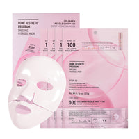 Thumbnail for VT COSMETICS Collagen Reedle Shot 100 2-Step Hydrogel Mask (34.5g x 4ea), Firming & Elasticity Care, Exosome 500Da, Fine Lines, Hydrating Overnight Melting Mask, Korean Skincare, Facial Gel Mask