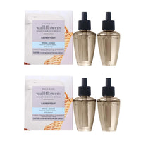 Thumbnail for Bath & Body Works Wallflowers Refills, Laundry Day Scent, Plug-In Air Freshener Refills for Bedrooms, Bathrooms & Living Spaces, 4 Pack
