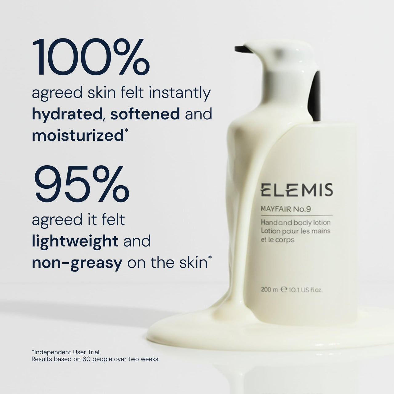 ELEMIS Mayfair No.9 Hand & Body Lotion, Lightweight Formula Hydrates, Softens, and Moisturizes Skin with Sustainable Shea Butter and Borage Oil, 300ml