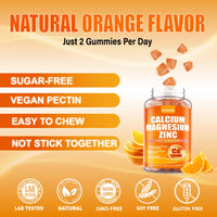 Thumbnail for Calcium 1200 mg with Vitamin D3 Gummies for Adults - Calcium Citrate with Vitamin D3 K2, Magnesium, Zinc, Boron, Copper and Ashwagandha - Extra Absorption Calcium Supplement for Women Men