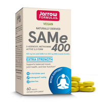 Thumbnail for Jarrow Formulas SAMe Supplement 400 mg - 60 Tablets - High Concentration of Active S,S Form - Supports Joint Health, Liver Function, Brain Metabolism, Balanced Mood & Antioxidant Defense - 60 Servings