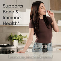 Thumbnail for Sports Research® Vegan Vitamin D3 + K2 Sugar-Free Gummies - 125mcg (5000iu) Vitamin D w/ 100mcg Mk7 Vitamin K - Supports Bone & Immune Health* - Vegan Certified · Non-GMO · Soy Free - 60 Count