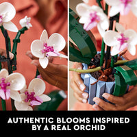 Thumbnail for LEGO Botanicals Orchid - Artificial, Fake Indoor Flowers Building Set for Home, Kitchen, Desk Decoration, Adults Ages 18+ - Gift for Birthdays - 10311