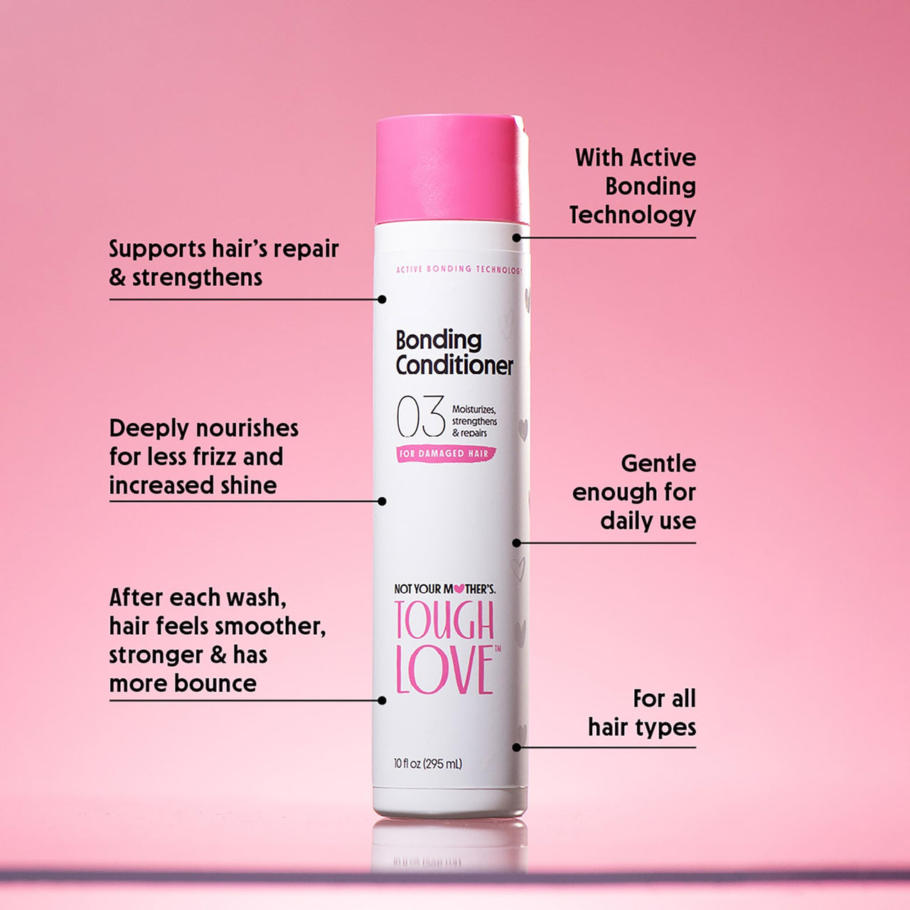 Not Your Mother's Tough Love Shampoo & Conditioner (2-Pack) - 10 fl oz - Helps Strengthen Hair, Repair Hair, and Condition Damaged Hair