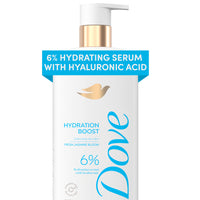 Thumbnail for Dove Serum Body Wash Hydration Boost actively drenches dry skin with Hyaluronic Acid Serum 18.5 Fl Oz