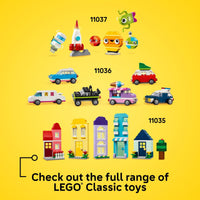 Thumbnail for LEGO Classic Creative Pets, Building Brick Animals Toy, Kids Build a Dog, Cat, Rabbit, Hamster and Bird, Gift for Animal-Loving Boys and Girls Aged 5 and Up, Great Build Together Toy, 11034