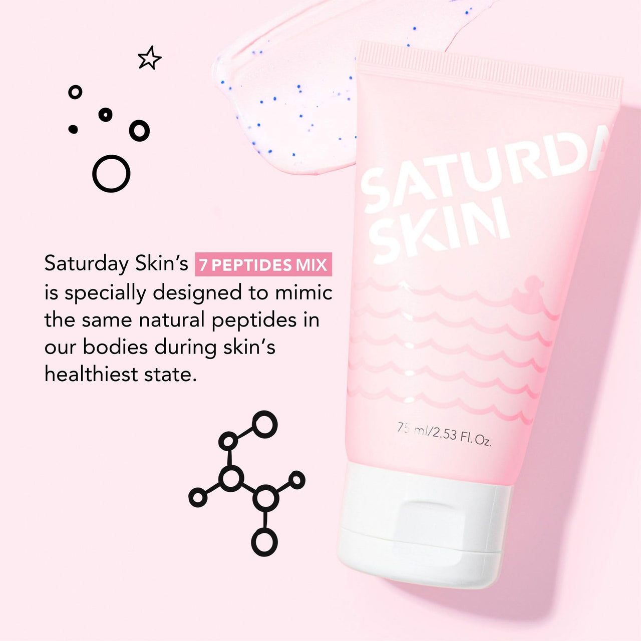 Saturday Skin Rub-A-Dub Refining Peel Gel – Exfoliating Face Wash & Exfoliating Peel Gel, Fruit Enzyme Exfoliator Facial Enzyme Scrub, Dead Skin Remover for Face,Korean Skincare (2.53 Fl Oz / 75ml)