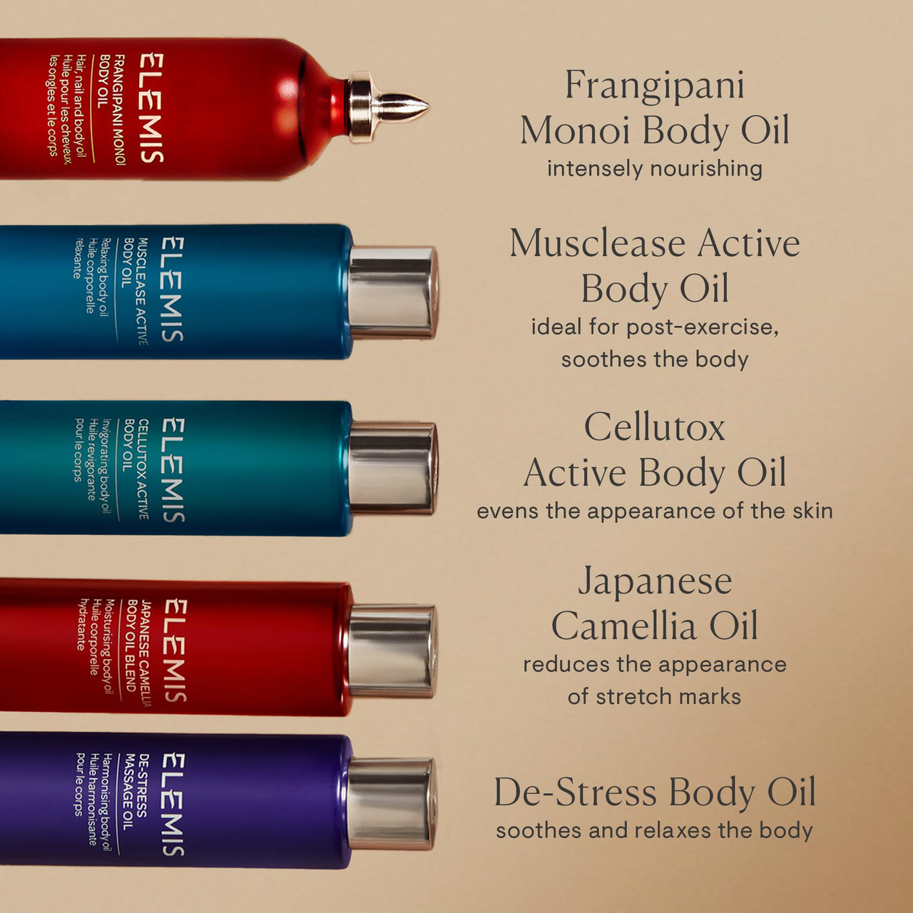 ELEMIS Massage Oil, Fast Absorbing, Deeply Penetrating Body Oil with Essential Oils, Moisturizing Skin Oil, Soothe Muscles, Calm Mind & Revitalize