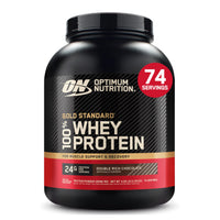 Thumbnail for Optimum Nutrition Gold Standard 100% Whey Protein Powder, Double Rich Chocolate, 5 Pound (Packaging May Vary)
