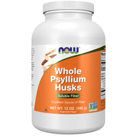Thumbnail for NOW Foods Supplements, Whole Psyllium Husks, Granule, Non-GMO Project Verified, Soluble Fiber, 12-Ounce