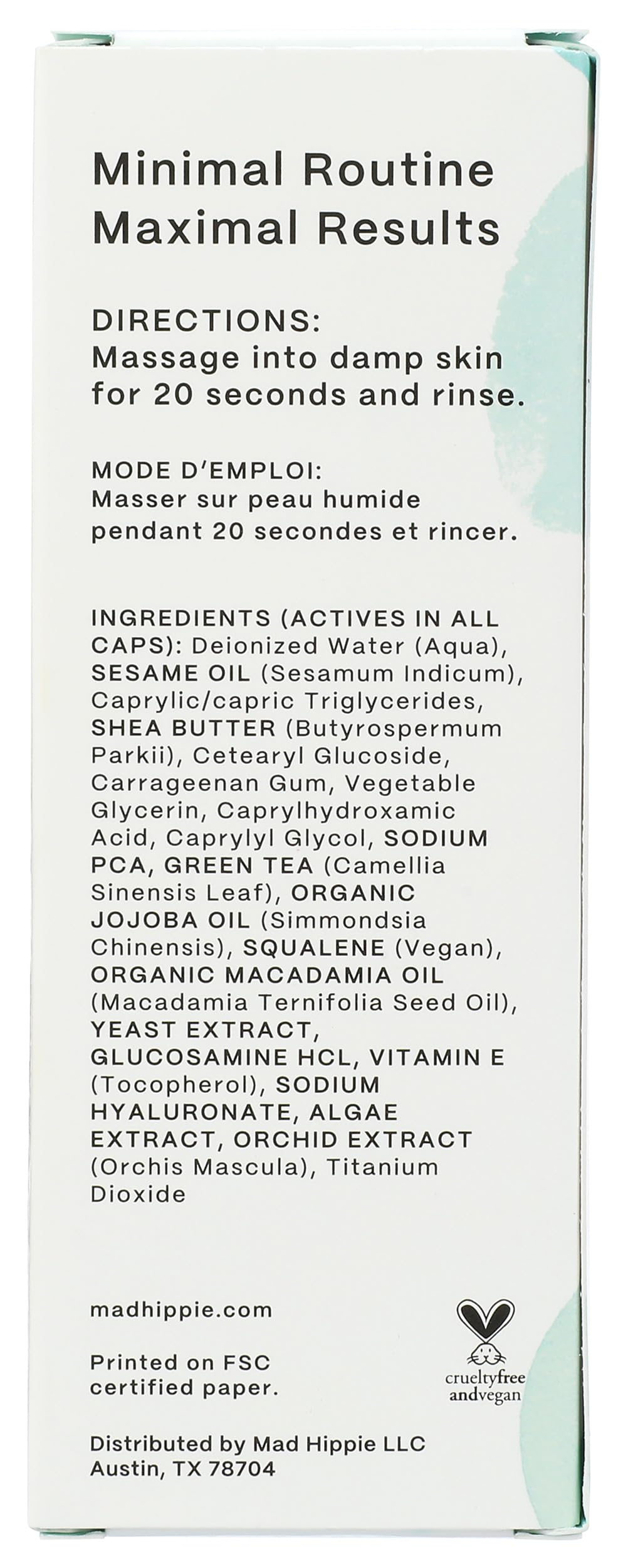 Mad Hippie Cleanser Unisex 4 oz