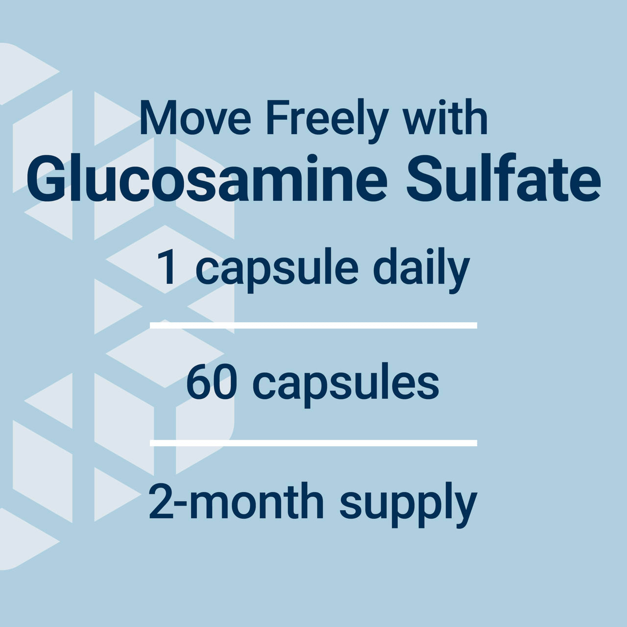 Life Extension Glucosamine Sulfate, 750 mg, Supports Knee Comfort and Joint Health, Gluten-Free, Non-GMO, 60 Capsules