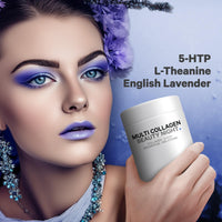 Thumbnail for Codeage Multi Collagen Protein Beauty Night - Melatonin, Magnesium Bisglycinate, 5-HTP, L-Theanine, English Lavender Flower, Bone Broth - Vitamins - Supplement - Sleep Pills - Non-GMO - 150 Capsules