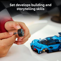 Thumbnail for LEGO Speed Champions Bugatti Vision Gran Turismo Hyper Sports Car Building Toy for Kids & Gamers - Building Set W/Bugatti Driver Minifigure for Boys & Girls, Ages 9+ - Gift Idea for Birthdays - 77253