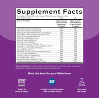 Thumbnail for Renzo's Picky Eater Kids Multivitamin with Iron, Dissolving Kids Vitamins with Vitamin D3 & K2 and More, 60 Sugar-Free Melty Tabs, Cherry Mo’ Cherry Flavored