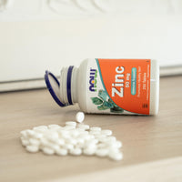 Thumbnail for NOW Foods Supplements, Zinc (Zinc Gluconate) 50 mg, Supports Enzyme Functions*, Immune Support*, 100 Tablets