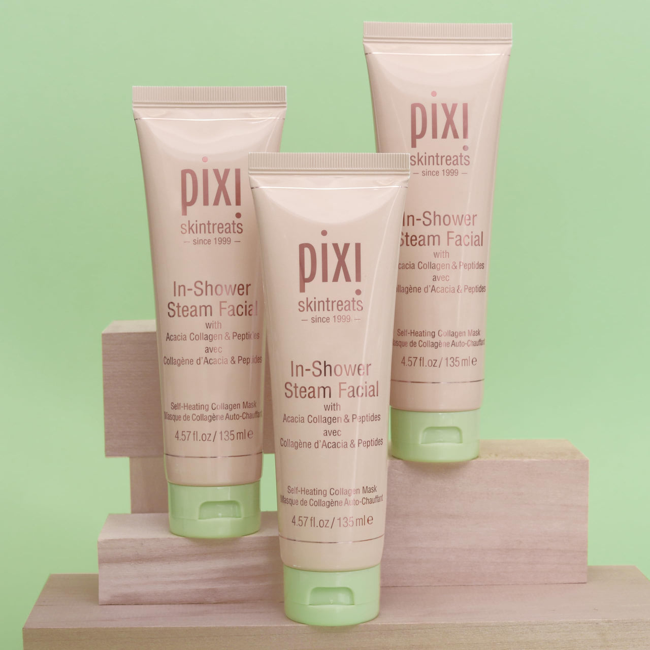 Pixi Beauty In-Shower Steam Facial, Nourishing and Cleansing, 135 ml / 4.6 fl oz