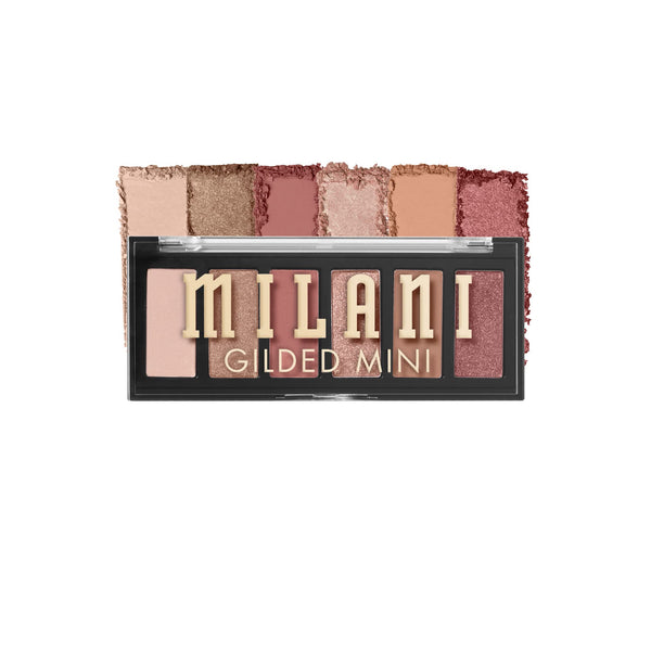 Milani Gilded Mini Eyeshadow Palette with 6 Matte & Shimmer Hues - It's All Rosv©