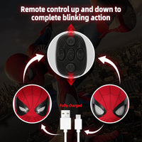 Thumbnail for Shampoer Spider Superhero Dynamic Mask - Remote LED Light & Moving Mech Eyes for Immersive Hero Experience, Nice Choice for Superhero Fans