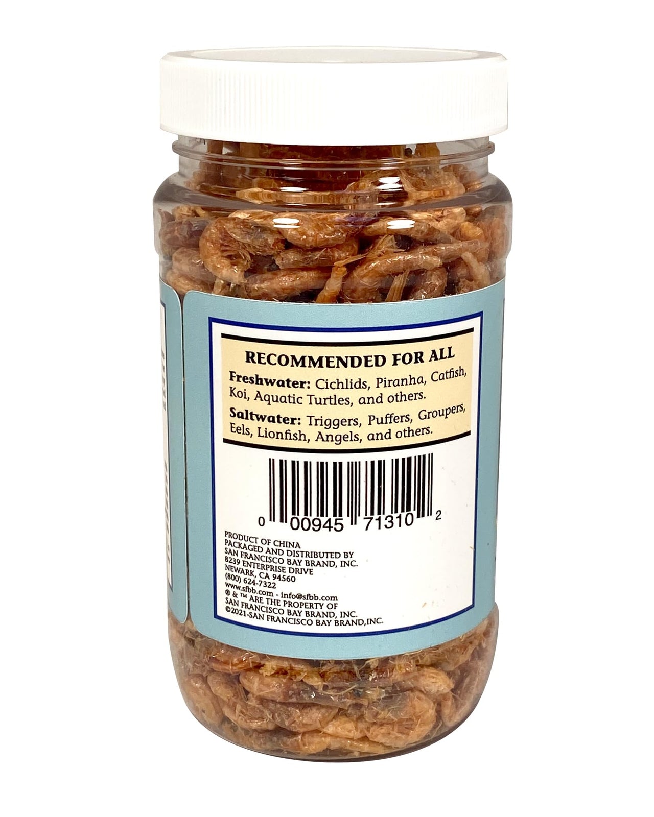 San Francisco Bay Brand Freeze Dried Krill Fish Food - All-Natural, Sustainably Harvested, High Protein Dried Shrimp for Freshwater and Saltwater Carnivores, Koi, Cichlids, Turtles - 1 oz (28g)