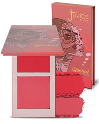 Thumbnail for Juvia's Place Blushed Duo Blush Volume5 - Two Tone Pigmented Buildable Pressed Mineral Powder - Rosy Natural Cheeks Matte Fresh Finish for All Skin Color