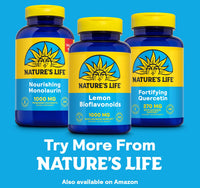 Thumbnail for Nature's Life Lemon Bioflavonoids 1000mg - Citrus Bioflavonoids Supplement with Hesperidin and Rutin - Antioxidant and Cellular Support, Vitamin C Absorption - 60 Day Guarantee, 100 Serv, 100 Tablets