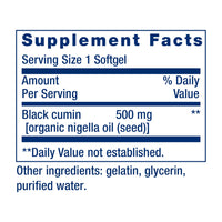 Thumbnail for Life Extension Black Cumin Seed Oil, Black Cumin, Immune Health Support, Whole-Body Health, Healthy Aging, Gluten Free, Non-GMO, 60 softgels