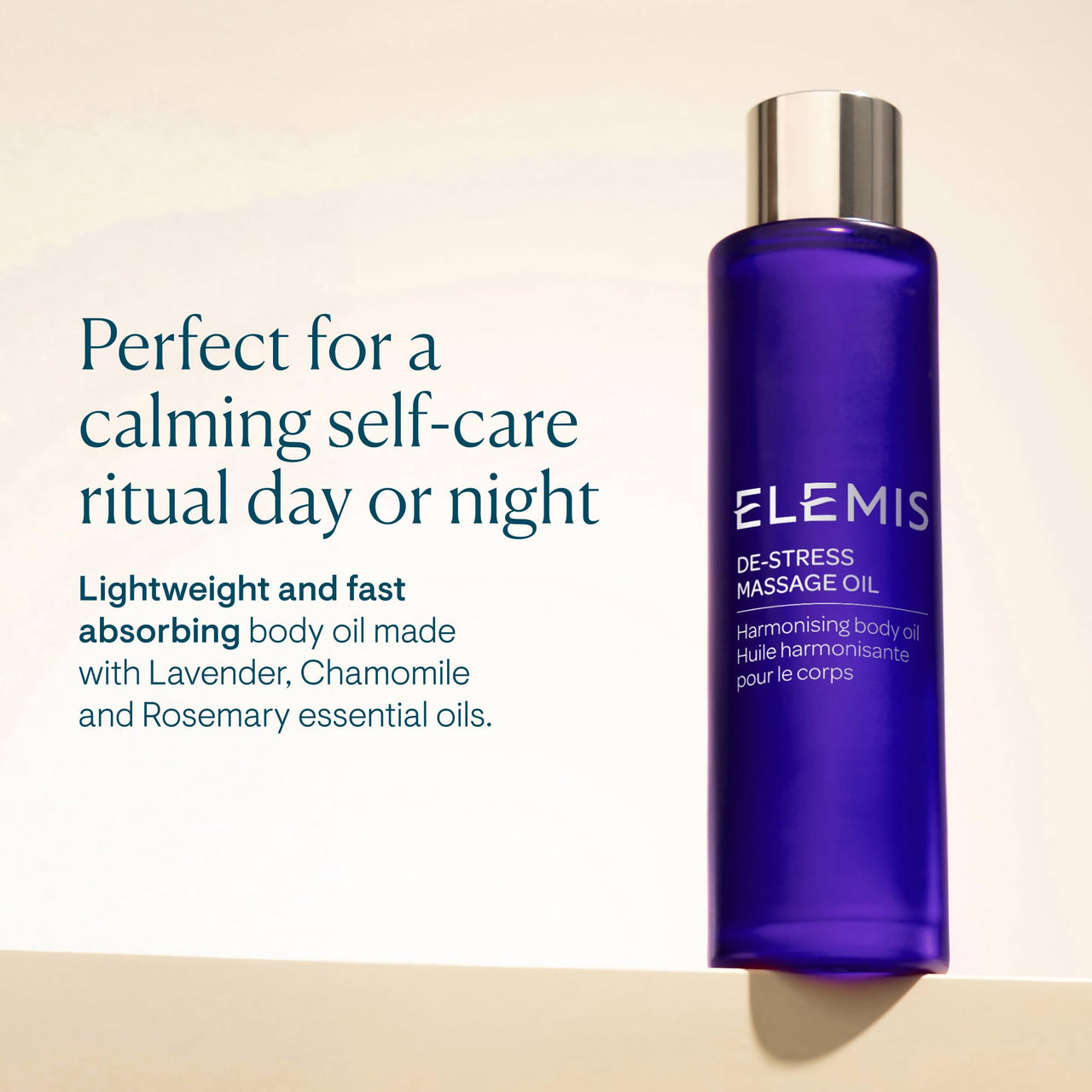 ELEMIS Massage Oil, Fast Absorbing, Deeply Penetrating Body Oil with Essential Oils, Moisturizing Skin Oil, Soothe Muscles, Calm Mind & Revitalize