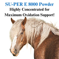Thumbnail for SU-PER E 8000 Horse Antioxidant Supplement - Concentrated Vitamin E Supplement for Performance Horses - 4 Pounds