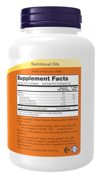 Thumbnail for NOW Supplements, Pumpkin Seed Oil 1000 mg with Essential Fatty Acids and Phytosterols, Cold Pressed, 100 Softgels