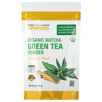 Thumbnail for California Gold Nutrition Superfoods, Organic Matcha Green Tea Powder, 4 oz (114 g)