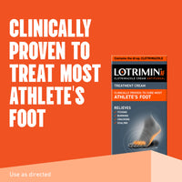 Thumbnail for Lotrimin AF Cream: Athlete's Foot 1% Clotrimazole Antifungal Treatment, Clinically Proven Effective, 1.1 Ounce (New Look)