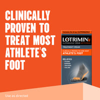 Thumbnail for Lotrimin AF Cream for Athlete's Foot, Clotrimazole 1% Antifungal Treatment, Clinically Proven Effective Antifungal Treatment of Most AF, Jock Itch and Ringworm, Cream, 1.1 Ounce (30 Grams) (New Look)