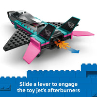 Thumbnail for LEGO City Jet vs. Car Building Toys for Kids - Vehicle Sets for Boys & Girls, Ages 6+ - Gift for Birthdays - Toy Car & Jet W/Driver & Pilot Minifigures - 60489