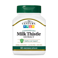 Thumbnail for 21st Century Vitamins Thistle Extract Veg Capsules, 60 Count (21338)