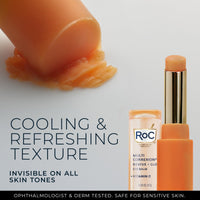 Thumbnail for RoC Multi Correxion Revive + Glow Eye Balm with Vitamin C (0.14 oz) + Retinol Eye Cream Packette