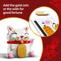 Thumbnail for LEGO Lucky Cat Building Toy for Girls & Boys - Smiling Cat W/Waving Paw Function for Kids, Ages 9+ - Home Decor for Spring Festival & Chinese New Year Celebrations - Gift Idea for Birthdays - 40813