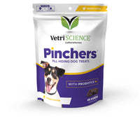 Thumbnail for VETRISCIENCE Extra Large Pinchers Pill Hiders Chews, Non-Greasy Pill Wrap with Probiotics for Dogs, Disguise Pills, Capsules and Tablets, Soft and Chewy, Gut and Immune Health, Chicken, 2 Pack