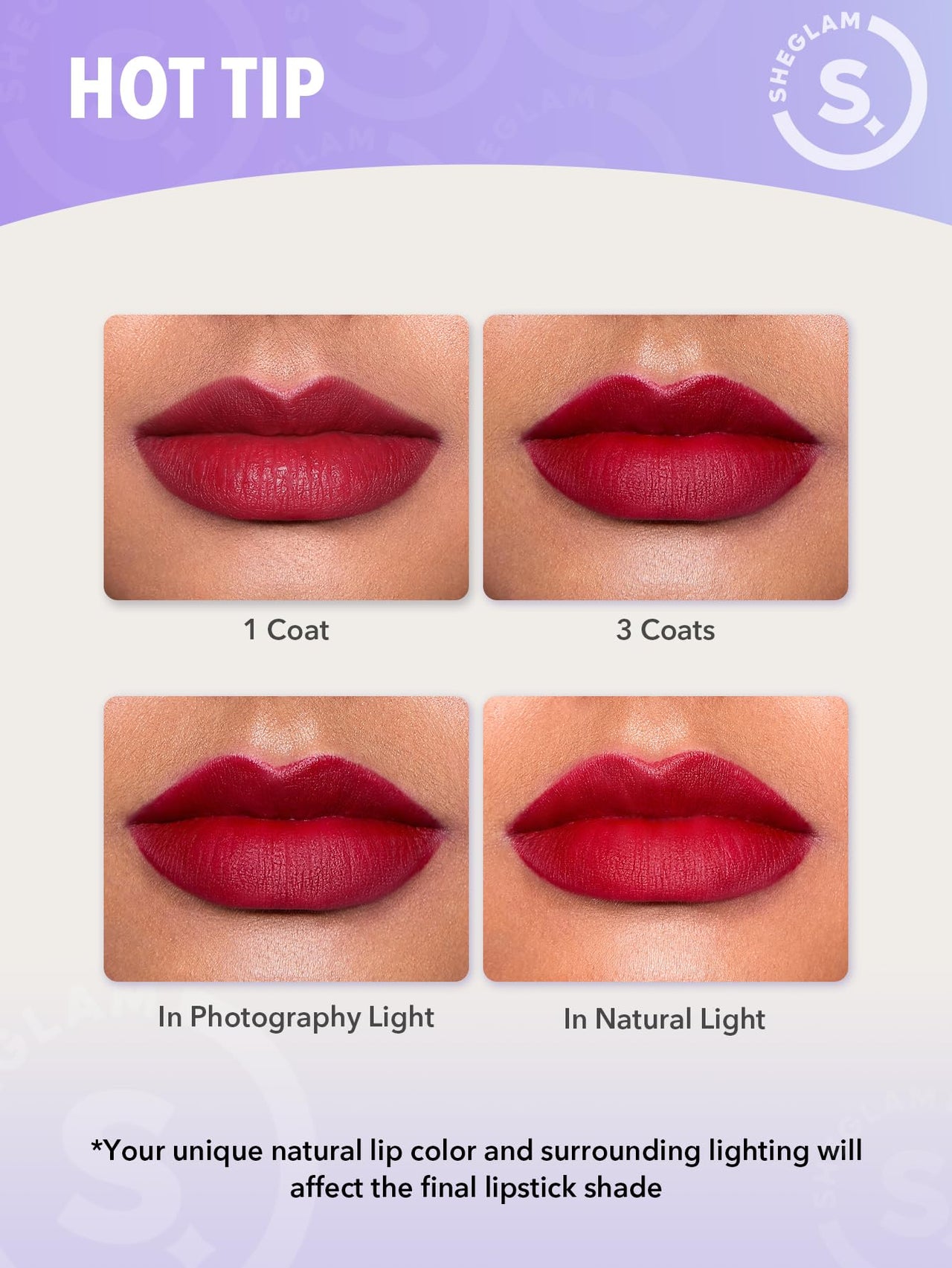 SHEGLAM Dynamatte Boom Waterproof Matte Lipstick Long Lasting Transfer Proof Lip Stick - A Bold Plan