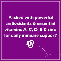 Thumbnail for Zarbee’s Elderberry Gummies Daily Immune Support Supplement with Vitamins A C D E & Zinc, Black Elderberry Extract, Natural Berry Flavor, Vegetarian, Gelatin-Free, 60 ct