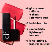 Thumbnail for e.l.f. Glossy Lip Stain, Long-Lasting, Lightweight Lip Stain For A Sheer Pop Of Color & Subtle Gloss Finish, Vegan & Cruelty-Free, Cinnamon Dreamz